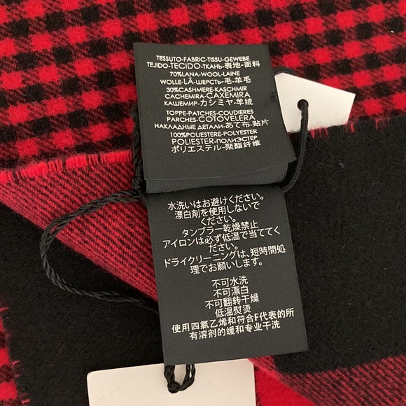 Gucci Reversible Cashmere and Wool Scarf - Picture 7 of 10